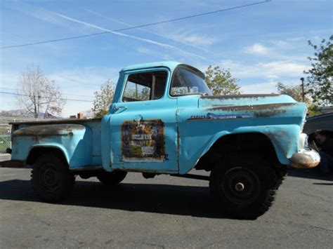 1958 Chevrolet Apache Napco 4x4 3100 W 65 633 Orig Miles For Sale Photos Technical