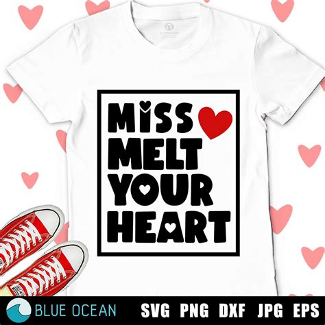 Miss Melt Your Heart Svg Girl Valentines Svg Valentines Day Etsy