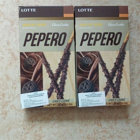 Jual Lotte Choco Cookie Pepero Biskuit Stik Salut Cokelat Gr