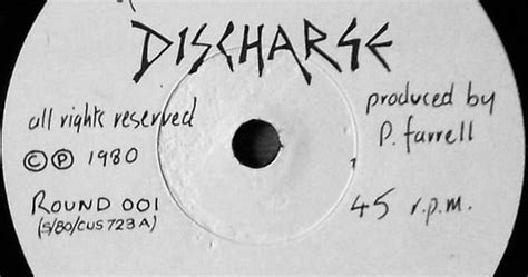 Hardcore Punk Discharge The Filth Split EP 1980