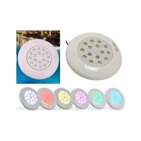 Lampara Led Sumergible Piscina Jacuzzi W Rgb Colores Mercadolibre