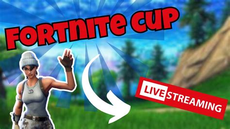 CZ SK Fortnite Live Stream CUP YouTube