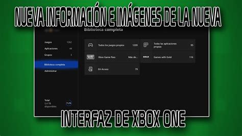 Nueva ActualizaciÓn Xbox One ImÁgenes E InformaciÓn De La Nueva Interfaz De Xbox One Youtube