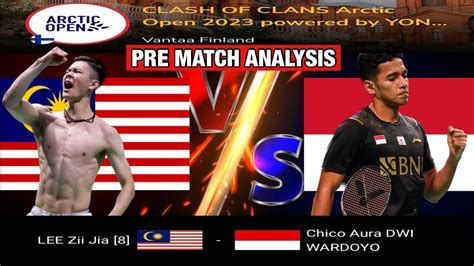 Lee Zii Jia Vs Chico Aura Dwi Wardoyo Malaysia Vs Indonesia Arctic