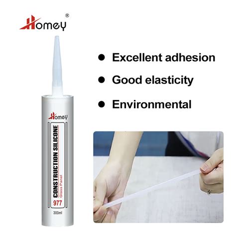 Homey High Quality White Window Caulking Silicone Structural Sealant China Neutral Silicone