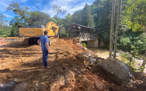 Prefeitura de Indaial inicia recuperação da Ponte de Madeira Coberta do