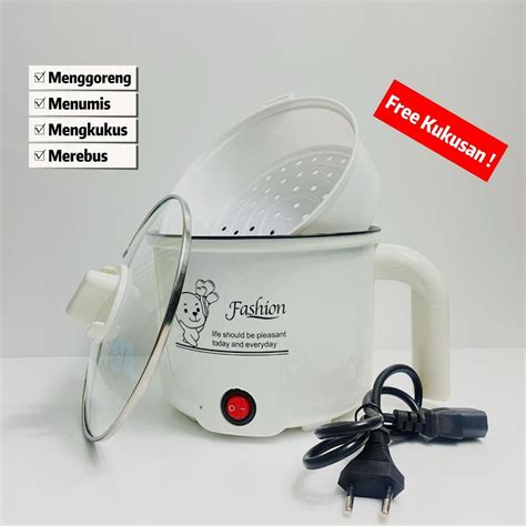 Jual Panci Listrik Pot Cooker Mini Panci Listrik Free Kukusan