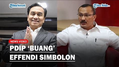 Pdip Buang Effendi Simbolon Digantikan Eks Politisi Demokrat