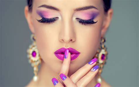 Model Hd Makeup Lipstick Earrings Face Hd Wallpaper Rare Gallery