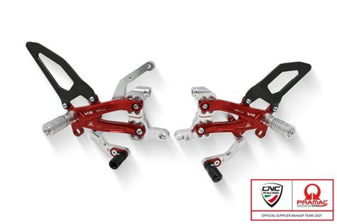 CNC Racing Adjustable Rear Sets RPS Ducati Panigale V4 Carbon