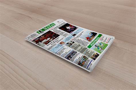 Newspaper Le Matin (Morocco) on Behance