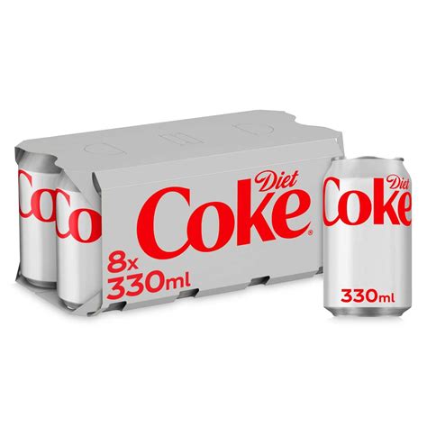 8 X 330ml Diet Coke Aldiie