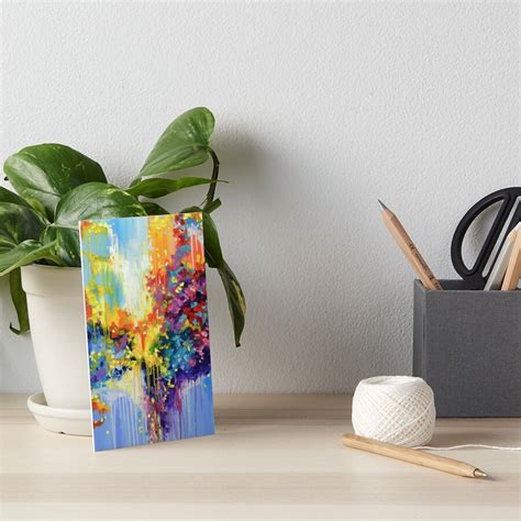 Positive Thinking Art Board Print By Olyha Redbubble