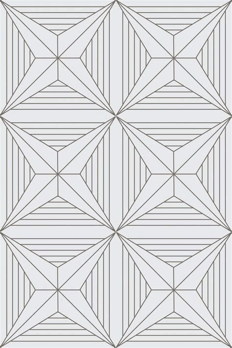Navy blue art deco Wallpaper - Peel and Stick or Non-Pasted