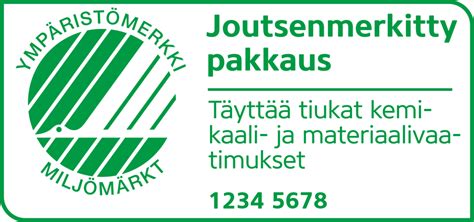 Nestepakkaukset Joutsenmerkki