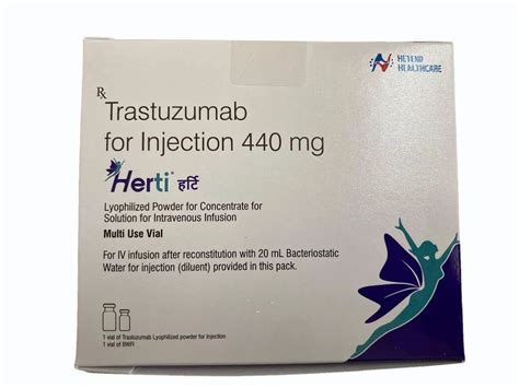 Herti 440 Mg Trastuzumab Injection At Rs 12000piece Anti Cancer