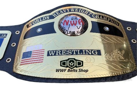 Nwa World Dome Globe Wrestling Heavyweight Championship Belt Etsy