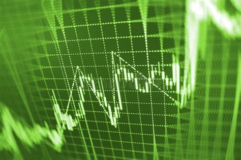 Grafico Del Mercato Azionario Istogrammi Diagrammi Figure Finanziarie Vendendo Sul Concetto