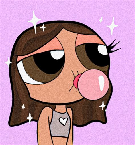 Aesthetic Brown Haired Power Puff Girl Powerpuff Girls Wallpaper