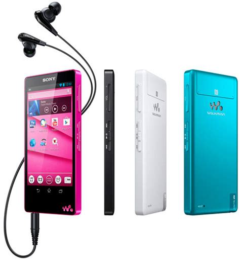 Sony представила новые плееры Walkman ZX1, F880, M, S и W