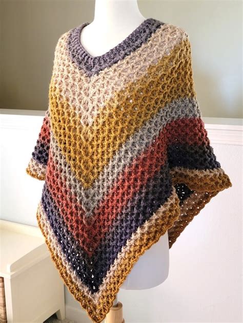 Crochet Hooded Poncho Pattern Story Crochet Dreamz