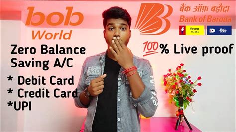 Bank Of Baroda Zero Balance Account Bank Of Baroda Online Account