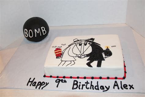 Spy Vs Spy Birthday Cake