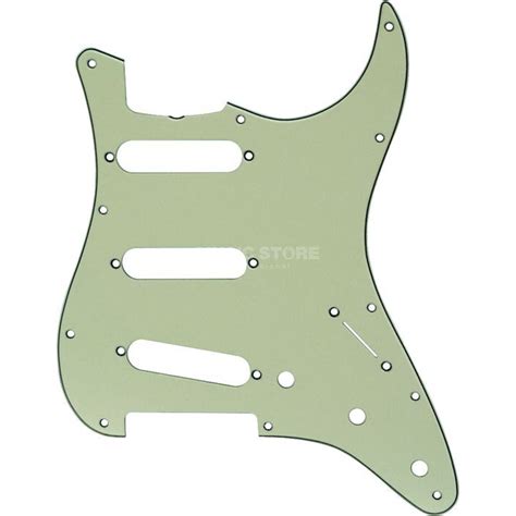 Fender Pickguard Strat 62 Vintage Mint Green 3 Ply Music Store Professional