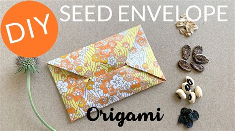 Diy Origami Seed Envelope Fun Easy Min Project Grow Plants And