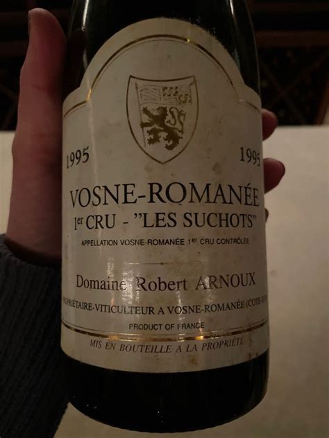 1995 Domaine Robert Arnoux Arnoux Lachaux Vosne Romanée 1er Cru Les