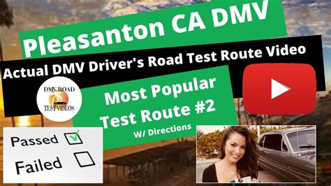 Pleasanton Dmv Drivers Test Actual Test Route 2 Ca Behind The Wheel License Road Video Tips