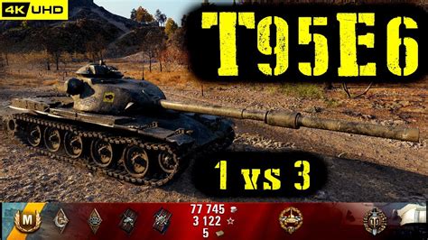 World Of Tanks T95E6 Replay 6 Kills 8 2K DMG Patch 1 5 1 YouTube