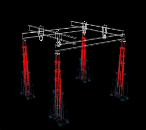 Steel Structure 3d Dwg Model For Autocad • Designs Cad