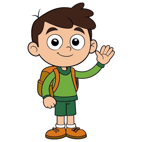 Un Personaje De Dibujos Animados Con Una Camisa Verde Y Pantalones