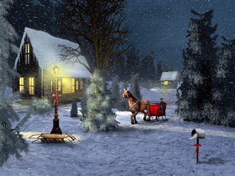 Christmas Winter Wonderland Wallpapers - Top Free Christmas Winter ...