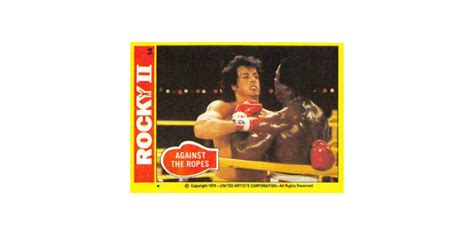 1979 Topps Rocky Ii Trading Card News And Checklist