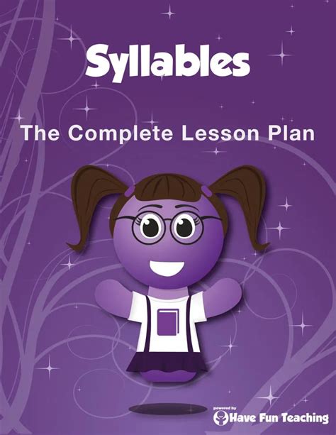 Syllables Lesson Plan By Teach Simple