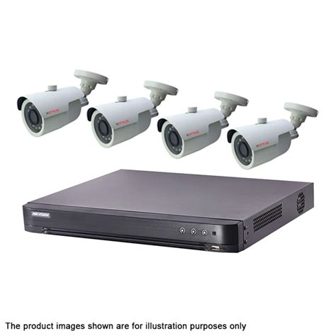 Cctv 4mp 4 Port Set Hikvision Ds 7204hqhi K1 4 Channel Turbo Hd Dvr