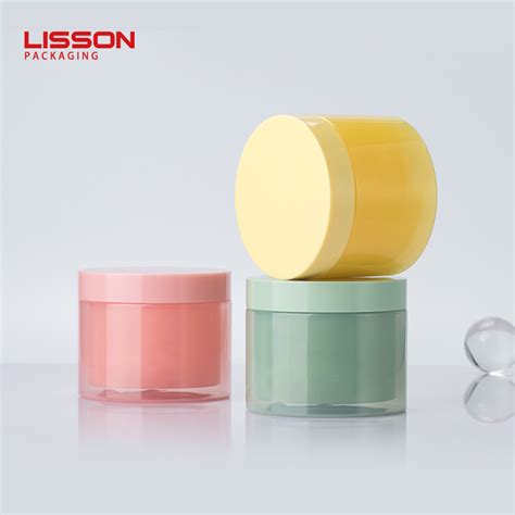 OEM ODM Custom 250g PET Plastic Cosmetic Cream Jars Manufacturer