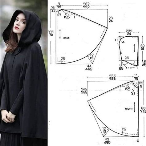 19 Free Cloak Sewing Pattern Ikapattern