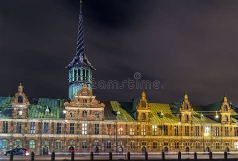 Borsen La Borsa Valori Copenhaghen Fotografia Stock Immagine Di