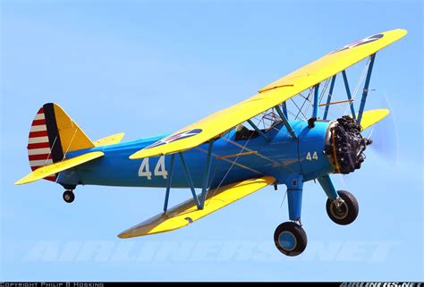 Boeing PT 27 Kaydet D75N1 Aircraft Picture Duxford Spring Air Show