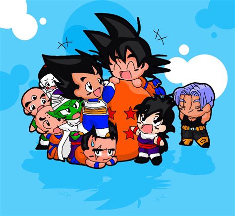 How To Draw A Dragon Ball Z Chibi