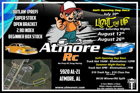 Schedule Atmore RC