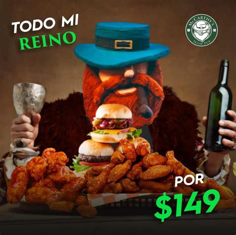 En McCarthy s todo lo que puedas comer por sólo 149 hoy domingo