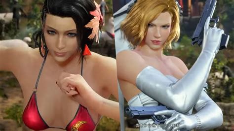 Tekken 8 Azucena Vs Nina Williams New Outfits Tgs 2023 Youtube