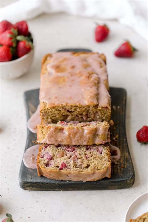 Strawberry Bread With Strawberry Glaze Thedirtygyro