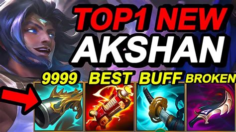 Wild Rift China Top Akshan Mid Top New Op Build Runes Dawnbringer