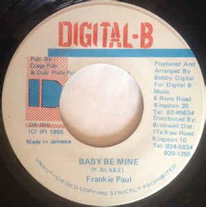 Frankie Paul – Baby Be Mine (1996, Vinyl) - Discogs