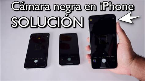 Como SOLUCIONAR la Cámara en negro en iPhone camara no da imagen